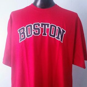 NWT Red Boston T-shirt Simple Sox style 2XL XXL